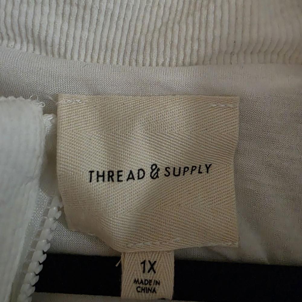 Thread & Supply Cream Puffer Vest - Picture 3 of 6